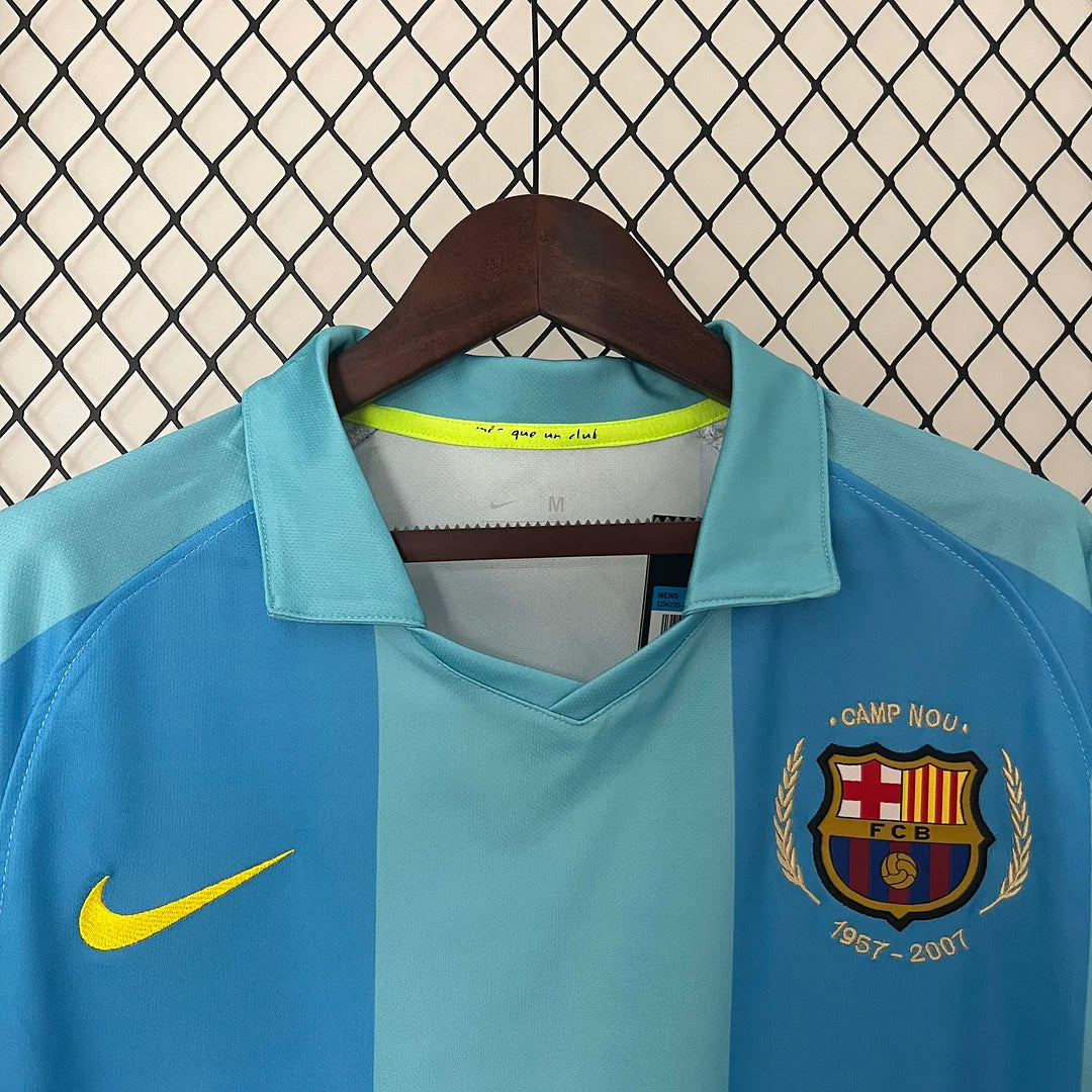 2007-2008 Retro Barcelona Auswärtstrikot