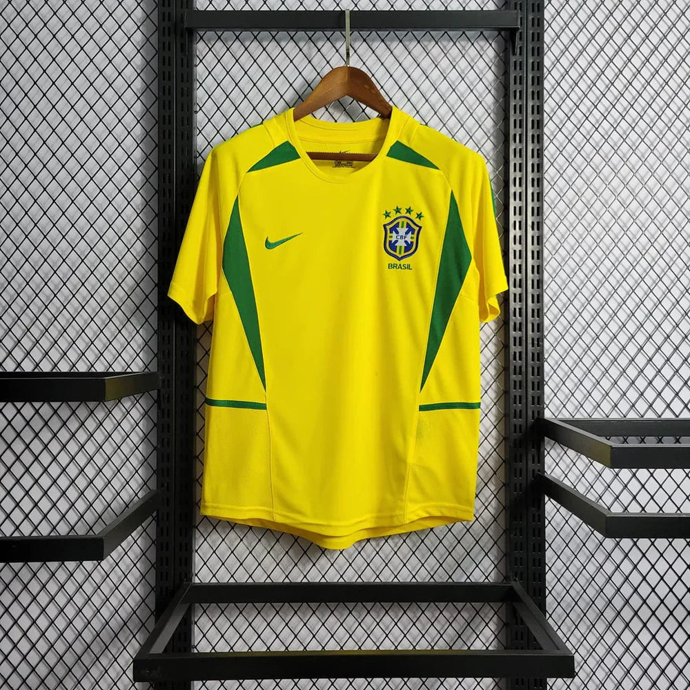 2002 Retro Brasil Heimtrikot