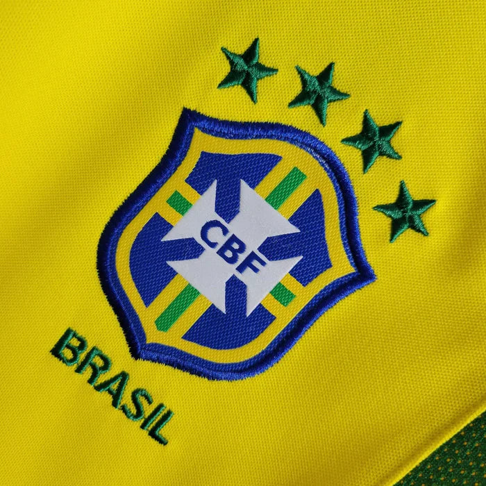 2002 Retro Brasil Heimtrikot