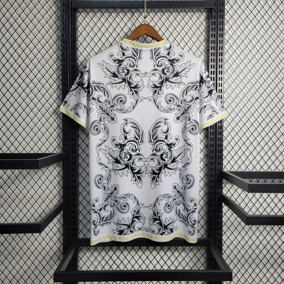 Italien "Versace" Weißes Limited Trikot
