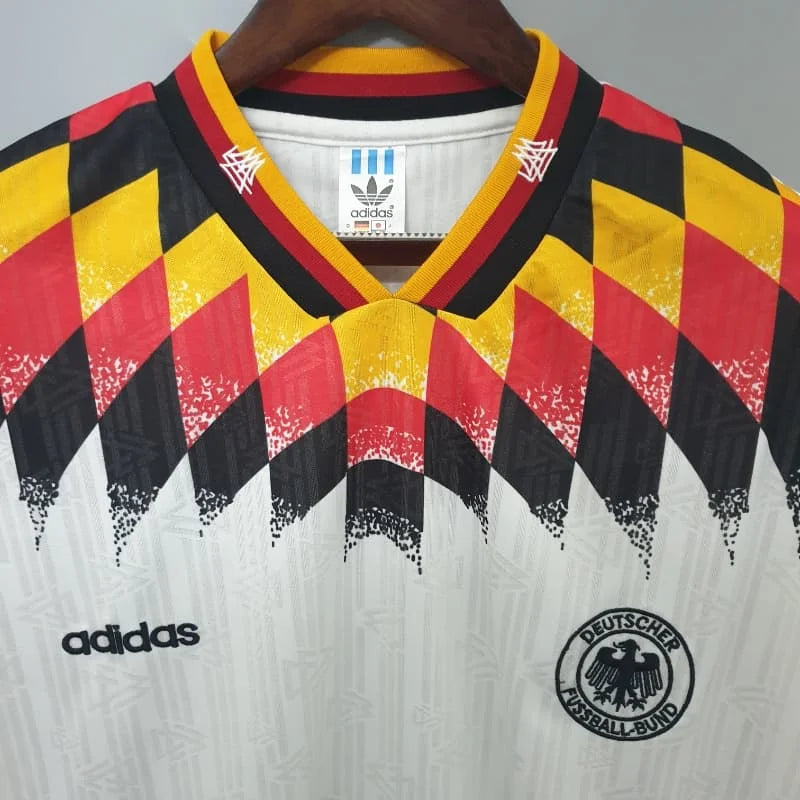 1994 Retro Deutschland Heimtrikot
