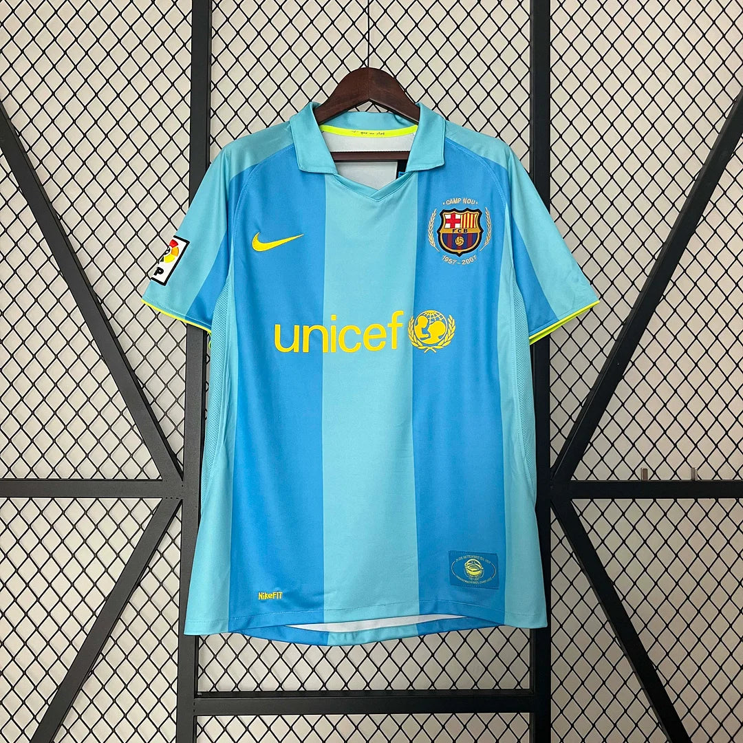 2007-2008 Retro Barcelona Auswärtstrikot
