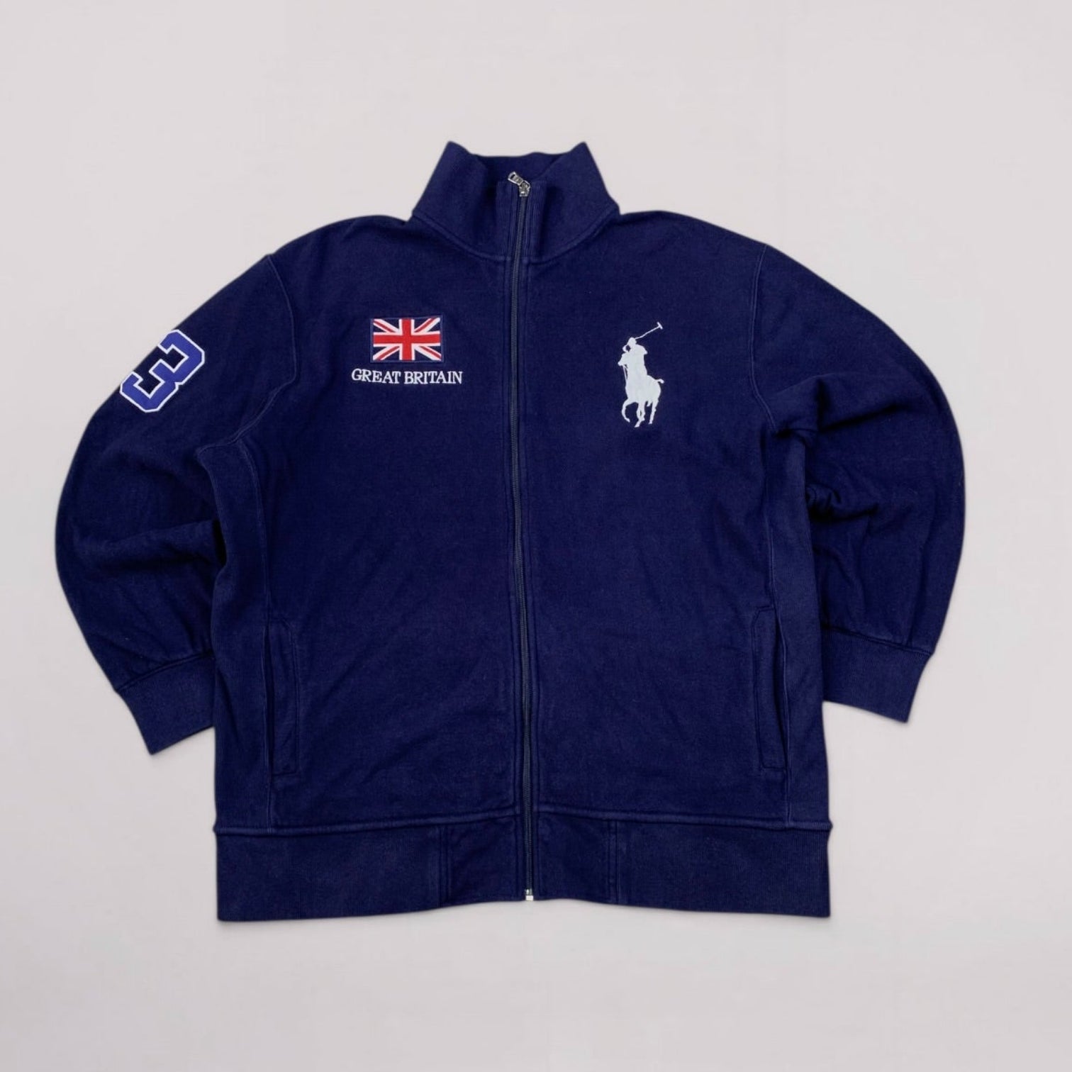Ralph Lauren Zip Jacket Big Pony (L)