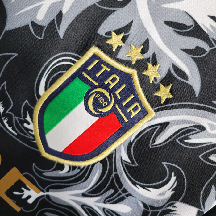 Italien „Versace“ Schwarzes limitiertes Trikot