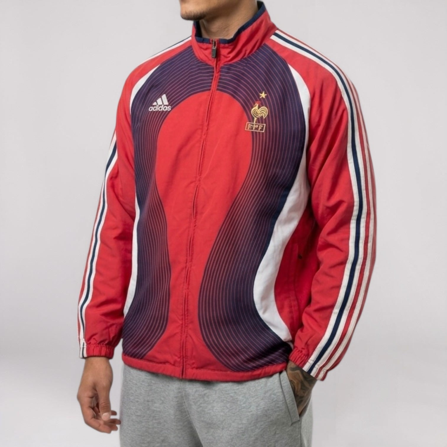 Rare Adidas France Trackjacket (L)