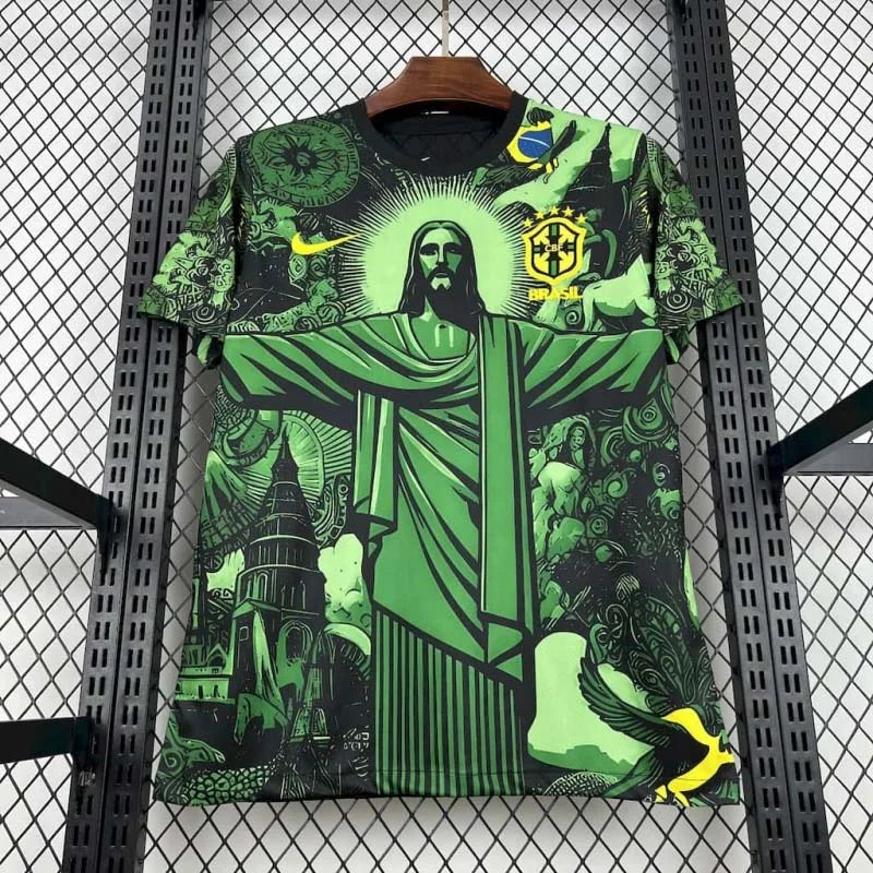 Brasilien "Jesus" Green Limited Trikot
