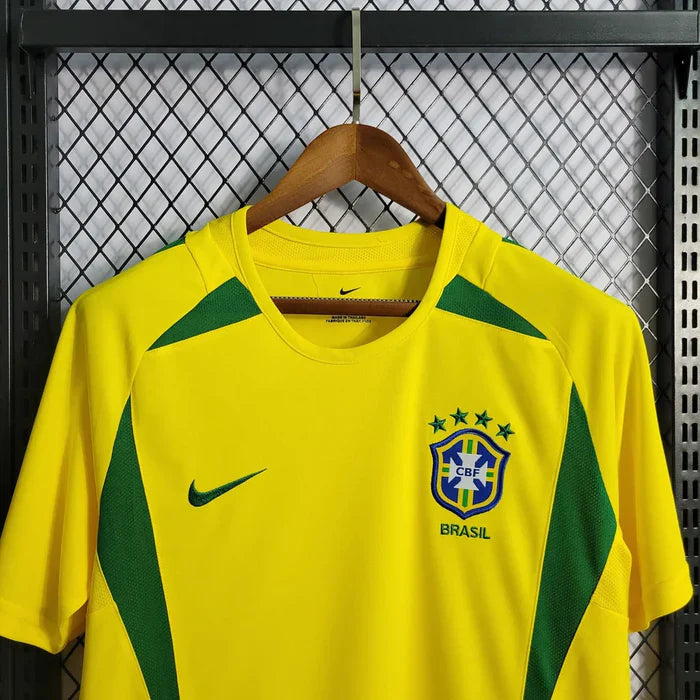 2002 Retro Brasil Heimtrikot