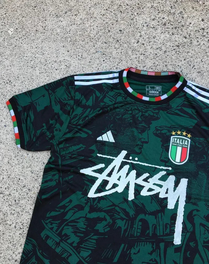 Stüssy x Italy „Azzuro Era“ limitiertes Trikot
