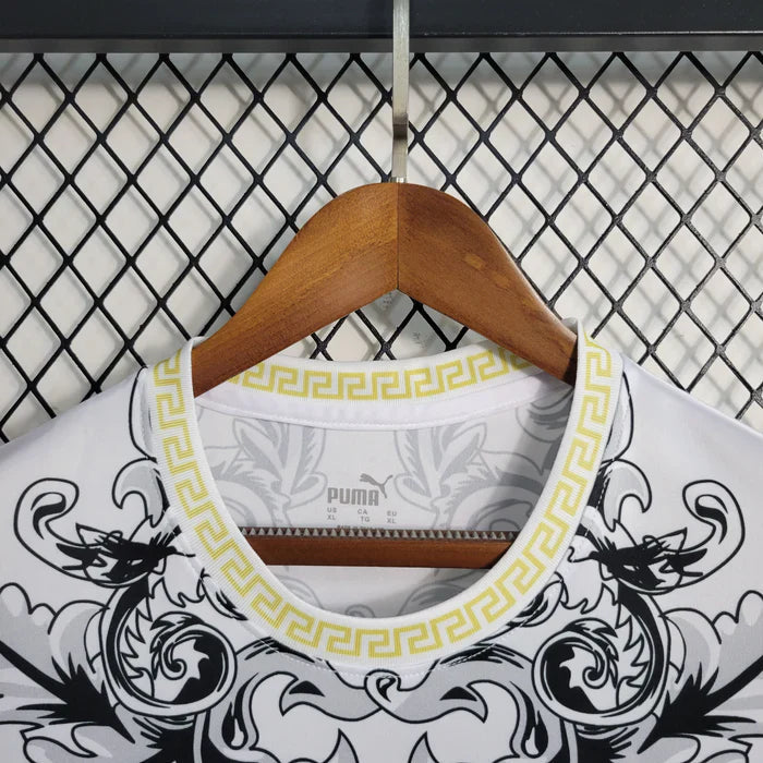 Italien "Versace" Weißes Limited Trikot