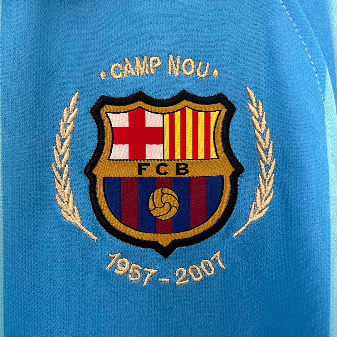 2007-2008 Retro Barcelona Auswärtstrikot